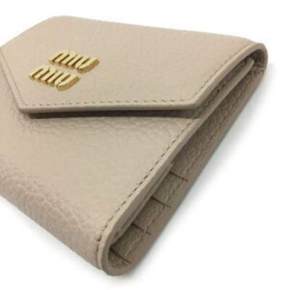 Miu Miu Leather Wallet UnID New Tri Pink - Picture 5 of 7